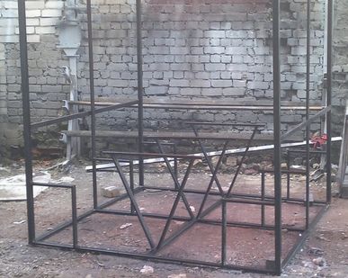 фото Беседка с поликарбонатом Усиленная