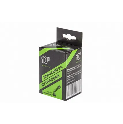 Фото №0 Велокамера NTG 10" x 2.0 согнутый автовентиль.