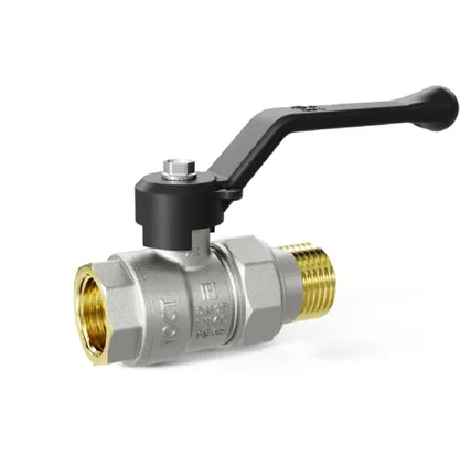 Фото №0 Кран шаровой с американкой LD Pride 1/2" н.р.-в.р. (ручка рычаг)