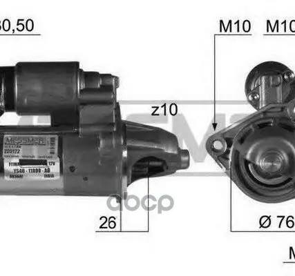 Фото №0 Стартер Ford Focus Ii 1.4/1.6 220172 Era арт. 220172