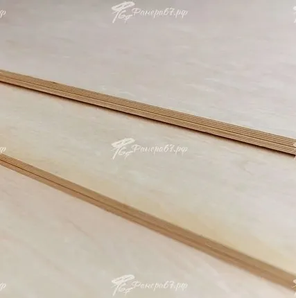 Фото №0 Фанера ФК 4мм сорт 2/2 1525х1525 ШЛ