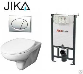 фото Унитаз "Zeta" Jika с инсталляцией "ALCAPLAST"