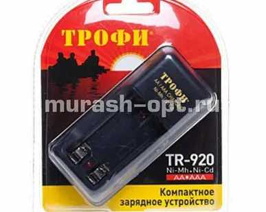 фото Зарядное устройство "Трофи" (6/24) /Заряжает 2*R03, 2*R6/