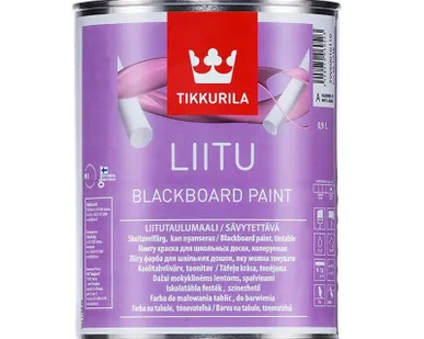 фото Краска для школьных досок Tikkurila Liitu матовая белый 0,9 л