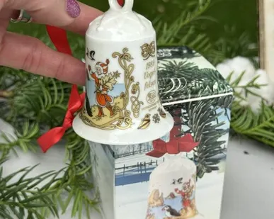 фото Колокольчик рождественский 1989 Hutschenreuther Германия