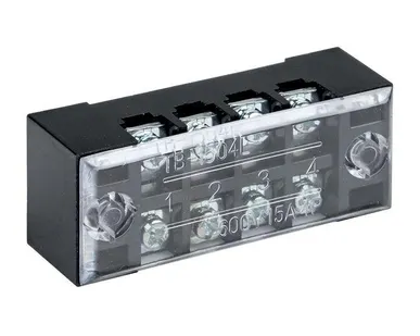 фото Терминал клеммный TB-1504 до 1.5кв.мм 15А 4 клеммные пары EKF tb-1504