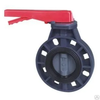 Фото №0 Дроссельная заслонка ПВХ 1,6 МПа d 75