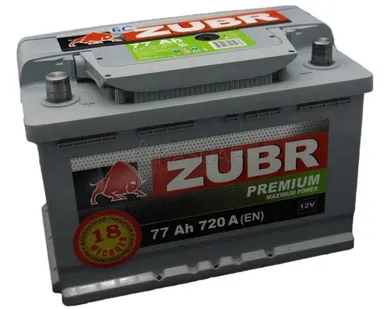 фото Аккумулятор ZUBR 77Аh Premium п.п