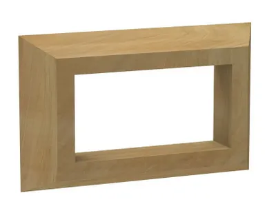 фото Прямоугольная рамка сенсорного пульта Sawo Innova Steel Touch (кедр, арт. INN-IH21-D)