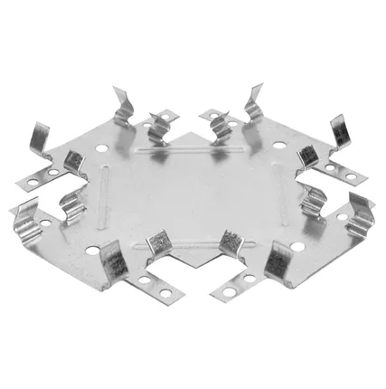 Фото №0 ПП-соединитель "Краб" одноуровневый Албес для ПП 60х27 (50 шт.) (мет.) Арт.(0674-20169)