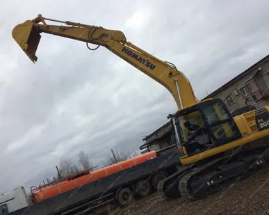 фото Аренда гусеничного экскаватора Komatsu PC200-8, Пермь