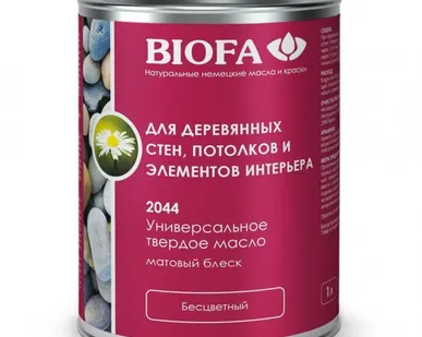 фото Масло для дерева для внутренних работ Biofa (Германия), 0,375 л = 2,5 м2