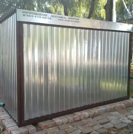 Фото №0 Гараж для мотоцикла