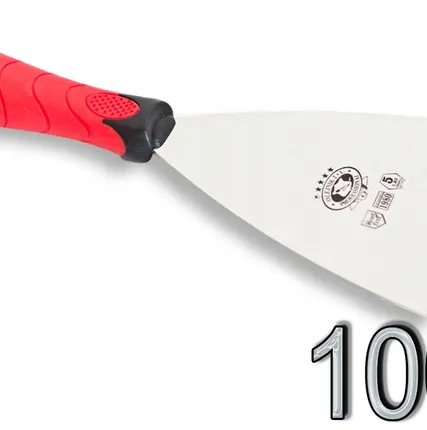 Фото №0 Шпатель малярный 100 мм, нерж. сталь, двухкомпонентная рукоятка