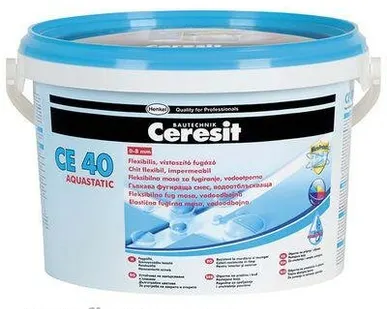 фото Затирка для швов Церезит CE-40/2 кг антрацит эластичная водоотталкивающая