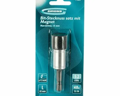 фото Бита с торцевой головкой GROSS, магнит 13 мм 11623