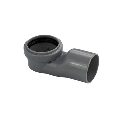 Фото №0 Нижняя часть трапа пластик. для бокового подключения к канализации, с втулкой 50мм MAGdrain" /АКЦИЯ/