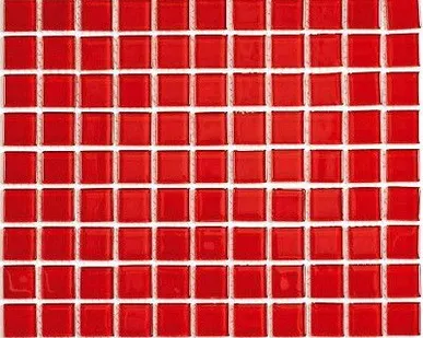 фото Мозаика BONAPARTE Red glass 300х300 стеклянная