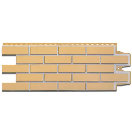 Фото №0 Фасадная панель Grand Line Клинкерный кирпич Премиум горчичный 1105*417 мм (раб.размер 968*390 мм)