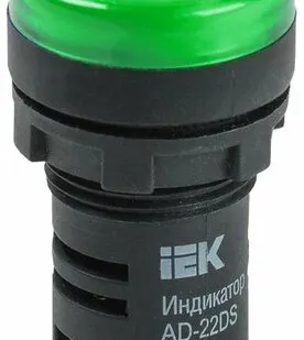 фото Лампа AD22DS(LED)матрица d22мм зеленый 24В AC/DC BLS1...