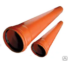 Фото №0 Труба ПВХ 400мм, E=9,8мм, L=3000мм