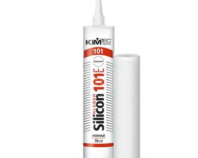 фото KIM TEC 101Е Герметик силиконовый прозрачный 70мл (02-01-42)