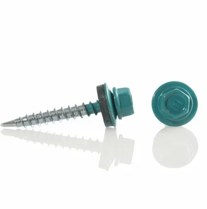 Фото №0 Саморез кровельный 5,5х19 RAL 5021