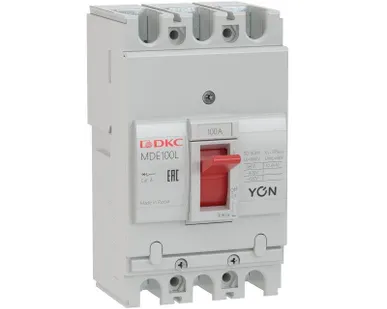 фото Выключатель автоматический в литом корпусе YON MDE100N100 DKC MDE100N100