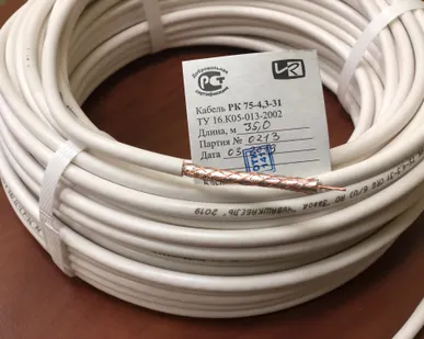 фото кабель телевизионный RG-6 (РК 75-4,3-31) Завод Чувашкабель
