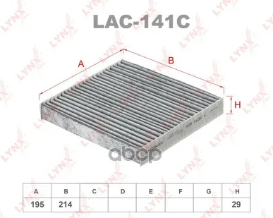 фото Фильтр Салона Угольный LYNXauto арт. LAC141C