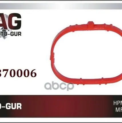 Фото №0 Прокладка выпускн. коллектора красный СИЛИКОН (4шт. на мотор) дв. К4М RENAULT Auto-GUR арт. AG370006