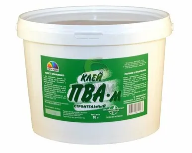 фото Клей ПВА строительный 10кг. "РАДУГА"