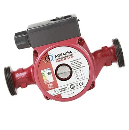 Фото №0 Насос циркуляционный Aqualink 25-4 130 с гайками