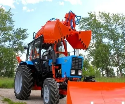 Фото №0 Грейферный погрузчик ПЭ-Ф-1БМ на МТЗ