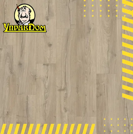 Фото №0 Ламинат Quick-Step Quick Step Impressive IM4663 Дуб серо-бежевый