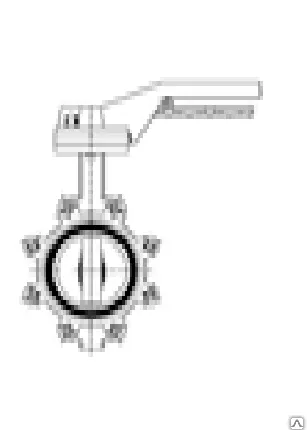 Фото №0 Затвор поворотный фланцевый тип "Баттерфляй" 110/2"