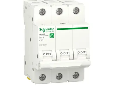 фото Выключатель автоматический RESI9 (АВ) С 25А 3P 6000А SchE R9F12325