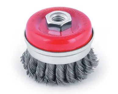 фото Корщетка-чашка вит., 75мм, гайка М14, Профи (с бандажом)