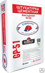 фото Штукатурка цементная фасадная Геркулес 25кг