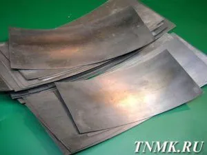 фото Лист вольфрамовый 3 мм ВНР