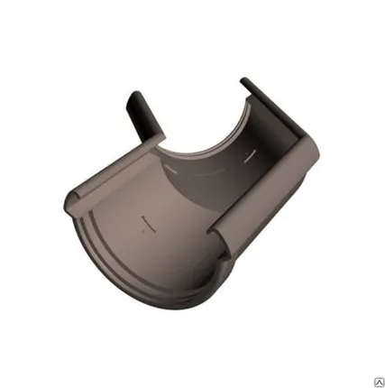 Фото №0 Водосточная система  ДЕКЕ LUX Угловой элемент 135 гр (пломбир, шоколад)