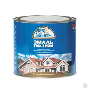 Фото №0 Эмаль ПФ-115М 0,8кг ЭКСПЕРТ