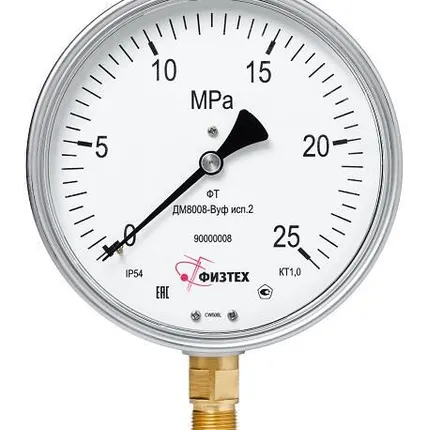 Фото №0 МАНОМЕТРЫ ВИБРОУСТОЙЧИВЫЕ ДВ8008-ВУФ ИСП.2