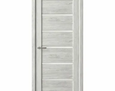 фото Дверь межкомнатная Техно-1 (Dorica) стекло матовое, экошпон, Северный 2000х600мм