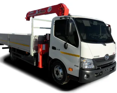 фото Hino c краном манипулятором