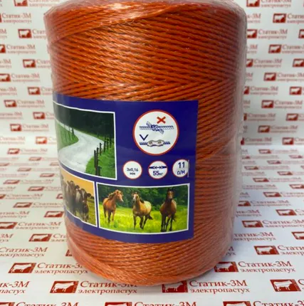 Фото №1 ШНУР DOLLY (ОРАНЖЕВЫЙ) / 1000 МЕТРОВ