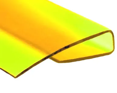 фото Профиль торцевой UP 4мм Желтый L=2,1м, Новаттро