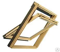 фото Мансардные окна VELUX с открыванием по центральной оси GZL 1059 "Эконом"