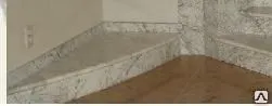 фото Плинтус из мрамора и гранита