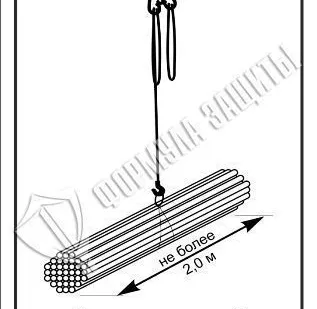 фото Схема «Арматура длиной не более 2 м» (300х400 мм)